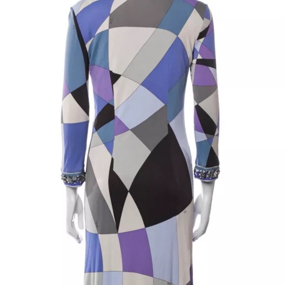 Emilio Pucci midi dress size 40 IT Small - Picture 6 of 8